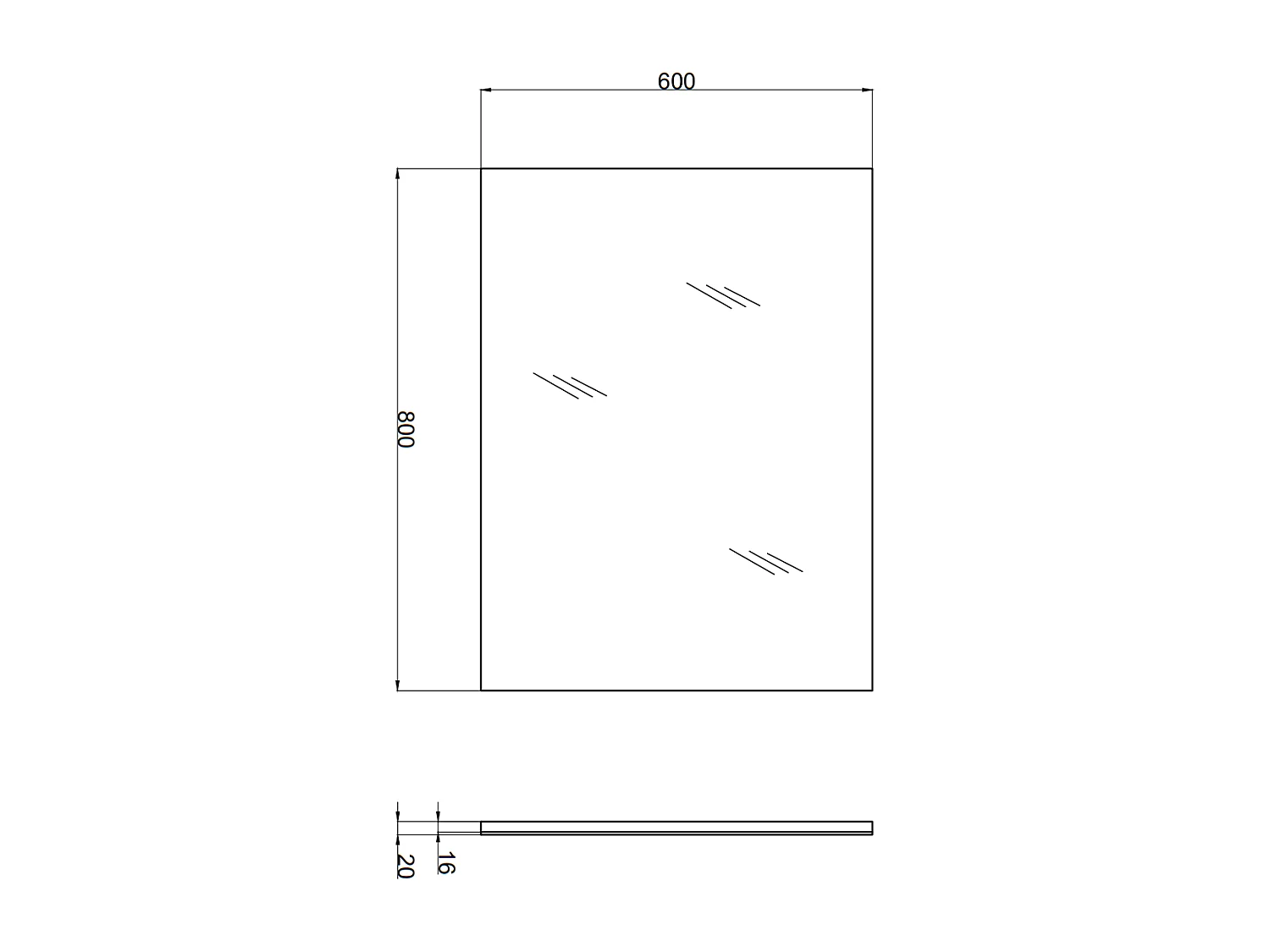 Meuble De Salle De Bains 80 Cm Avec Deux Tiroirs En Bois Blanc, Lavabo En Céramique | Berlin