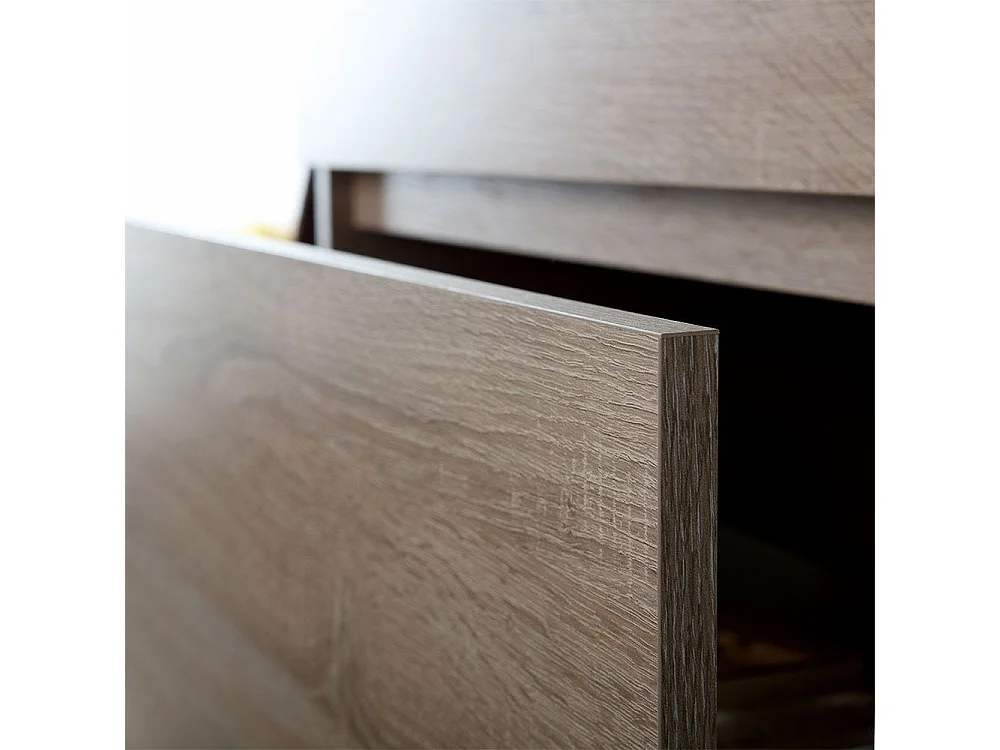 Meuble De Salle De Bain Suspendu 80 Cm En Chêne Well | Sole