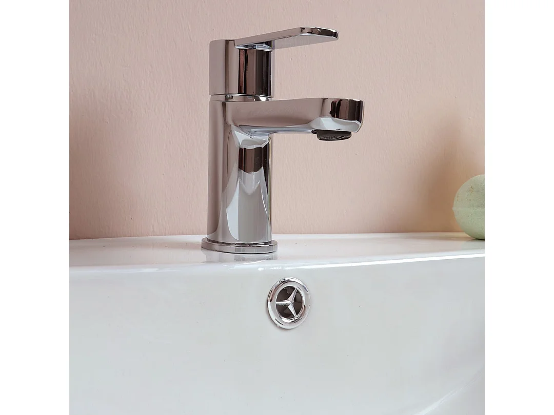 Composition De Salle De Bains 100Cm Avec Tiroirs En Orme Effet Bois | Berlin