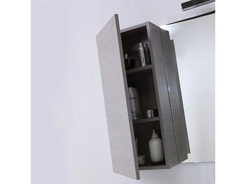 Meuble De Salle De Bains Suspendu De 90 Cm Droite Profondeur Réduite | Manhattan