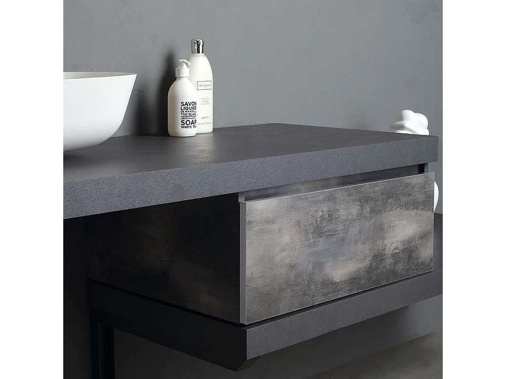 Meuble De Salle De Bains Suspendu 180 Cm Serie Modulable | Valentina