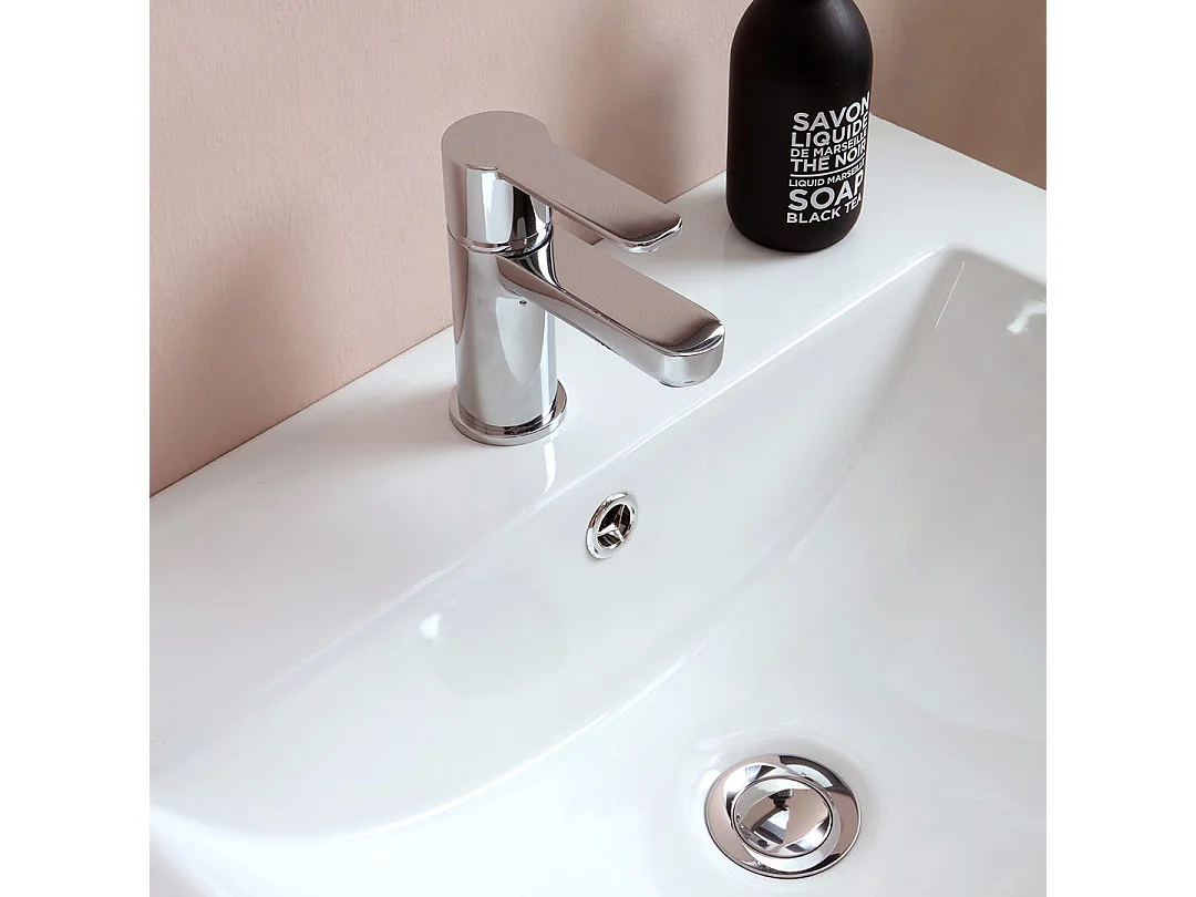 Les Meubles De Salle De Bain 60 Cm À Tiroirs Modèle Berlin Elm Leone Basin D'éclairage À Led