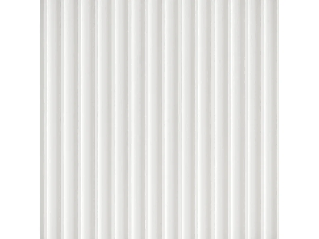 Meuble De Salle De Bains Cannelé Blanc Brillant 60Cm | Cortina