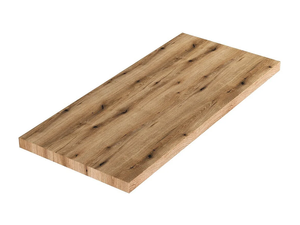 Étagère En Bois Pour Lavabo De Salle De Bains 100Cm Chêne Naturel