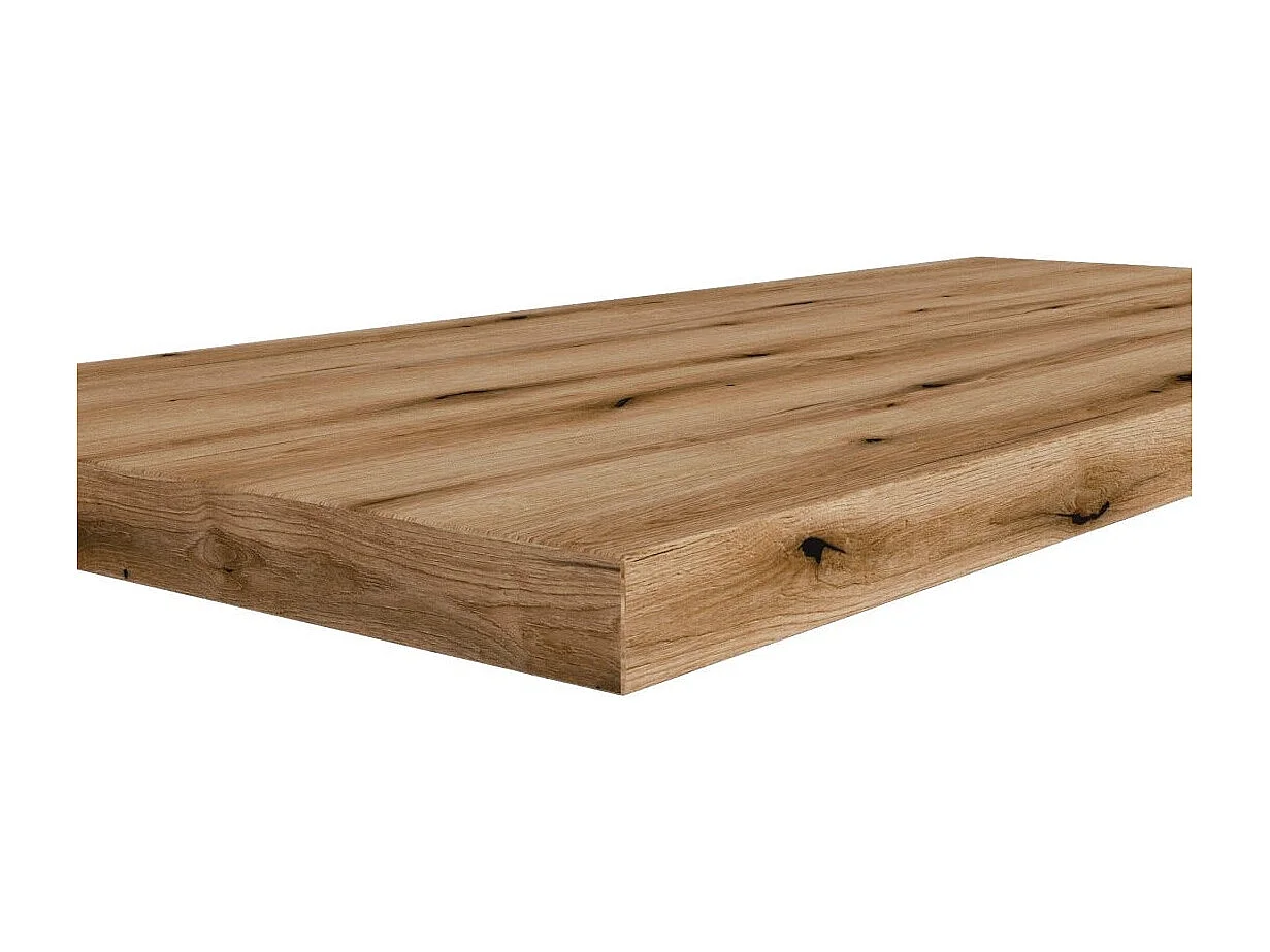 Étagère En Bois Pour Lavabo De Salle De Bains 100Cm Chêne Naturel