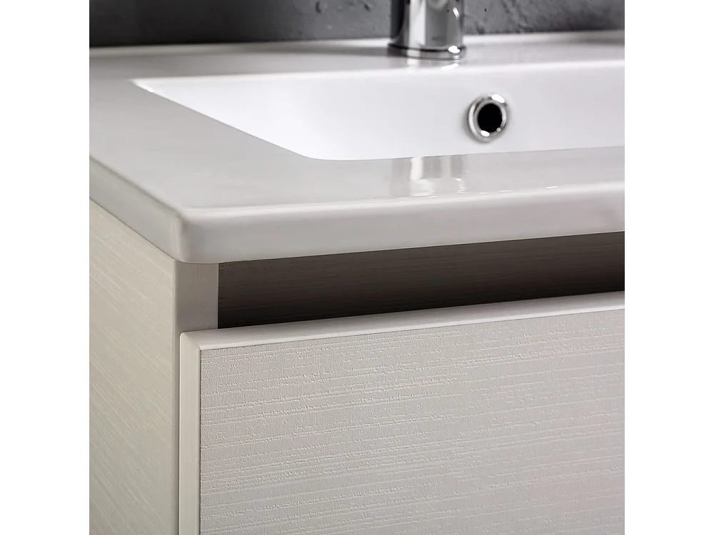 Salle De Bain 60 Cm Portes Avec Modèle Blanc Victoire Forest