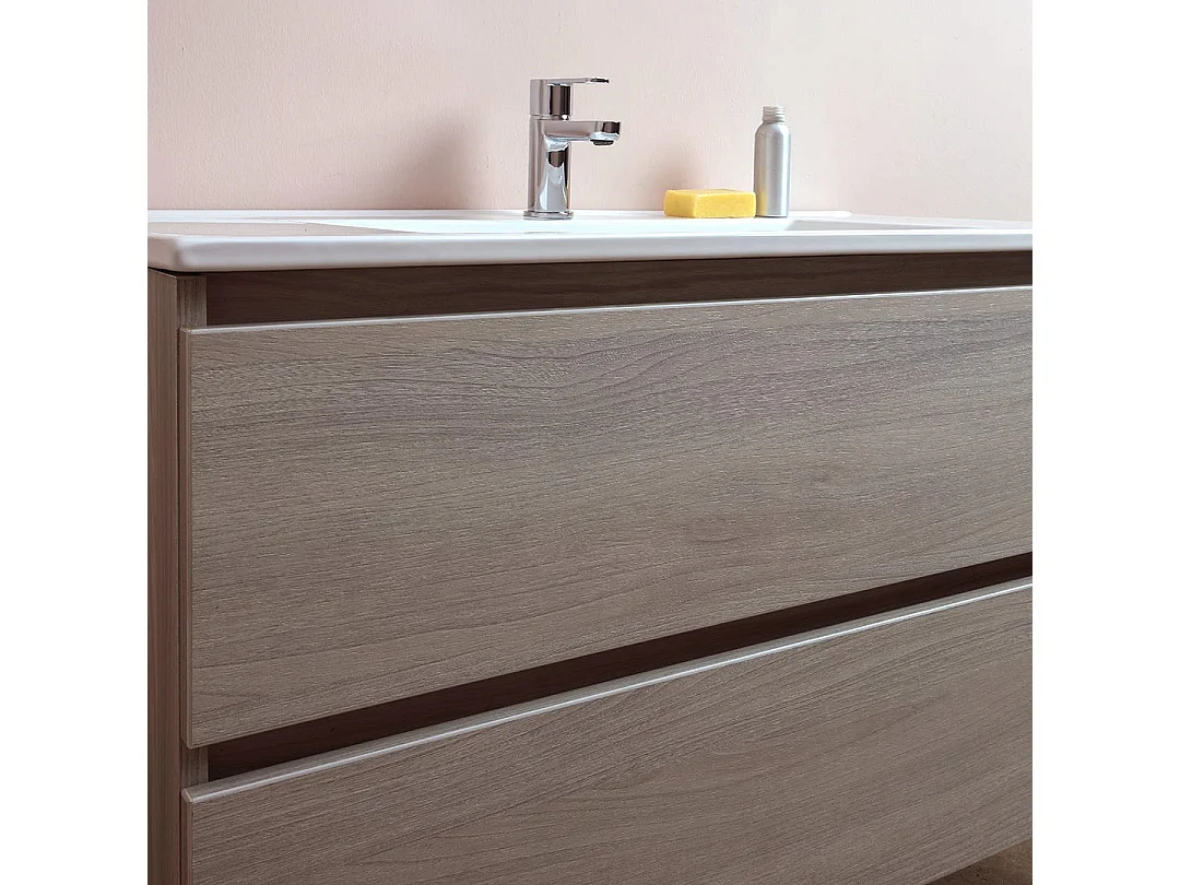 Composition Salle De Bain 90Cm Suspendue Avec Tiroirs Leone Orme | Berlin