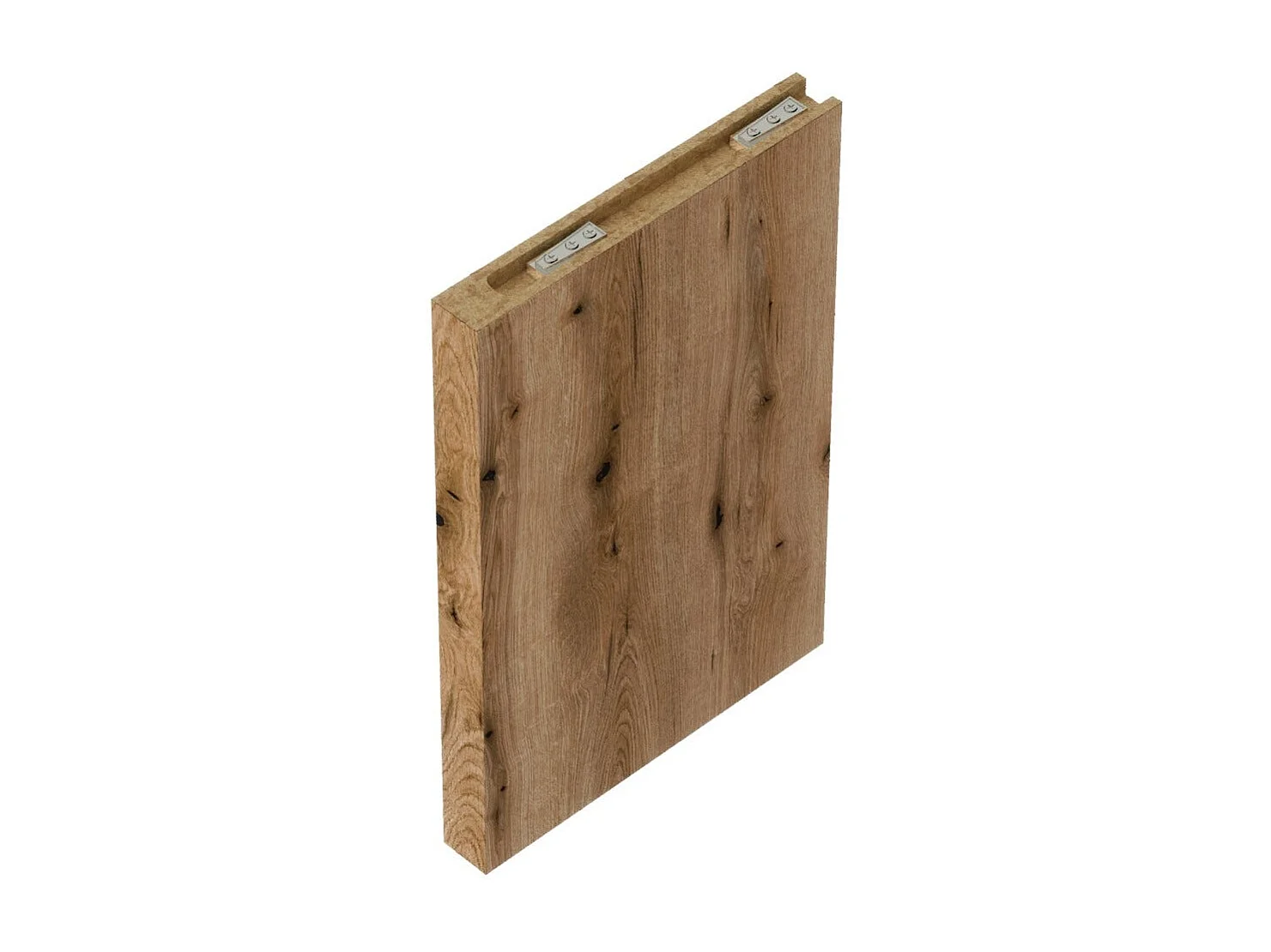 Élément Vertical 30Cm Bois Chêne Naturel