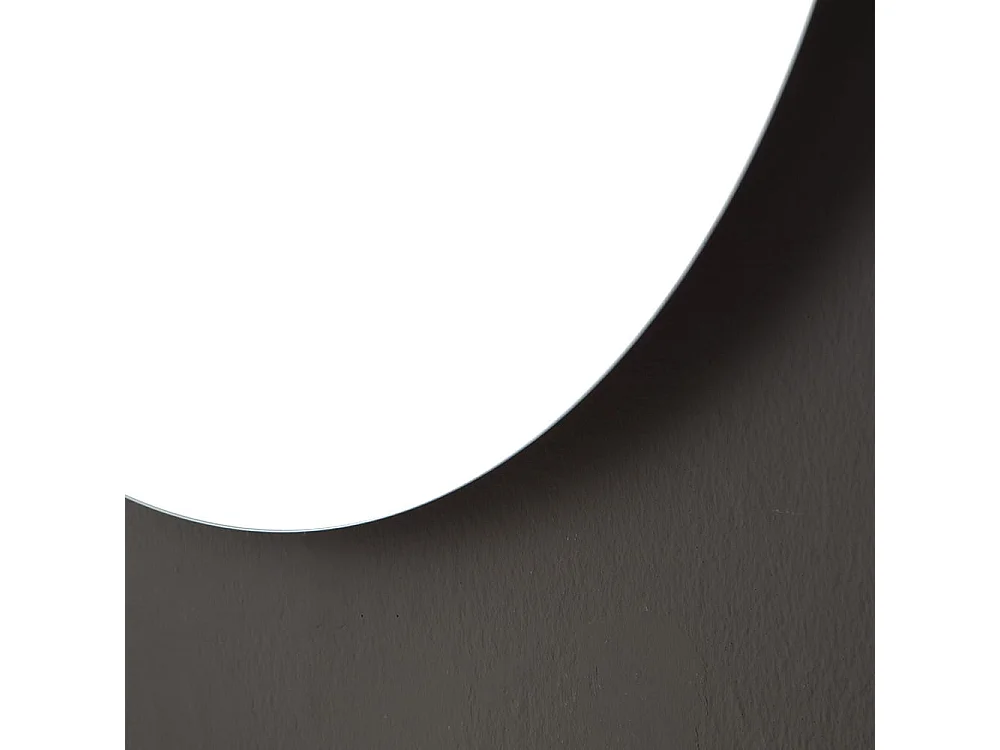 Armoire De Toilette Suspendue 102 Cm Laqué Blanc Avec Miroir Rond | Riva