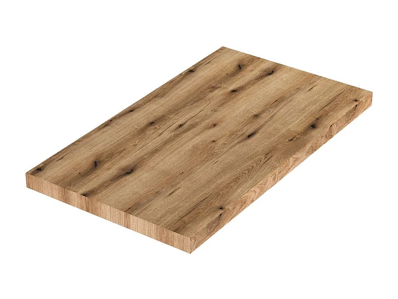 Tablette De Lavabo À Poser De 80 Cm En Chêne Naturel