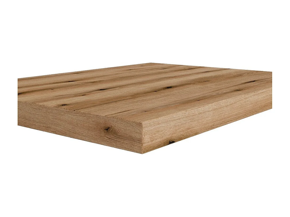 Plan De Toilette Mural De 60 Cm Pour Lavabo De Salle De Bains En Chêne Naturel