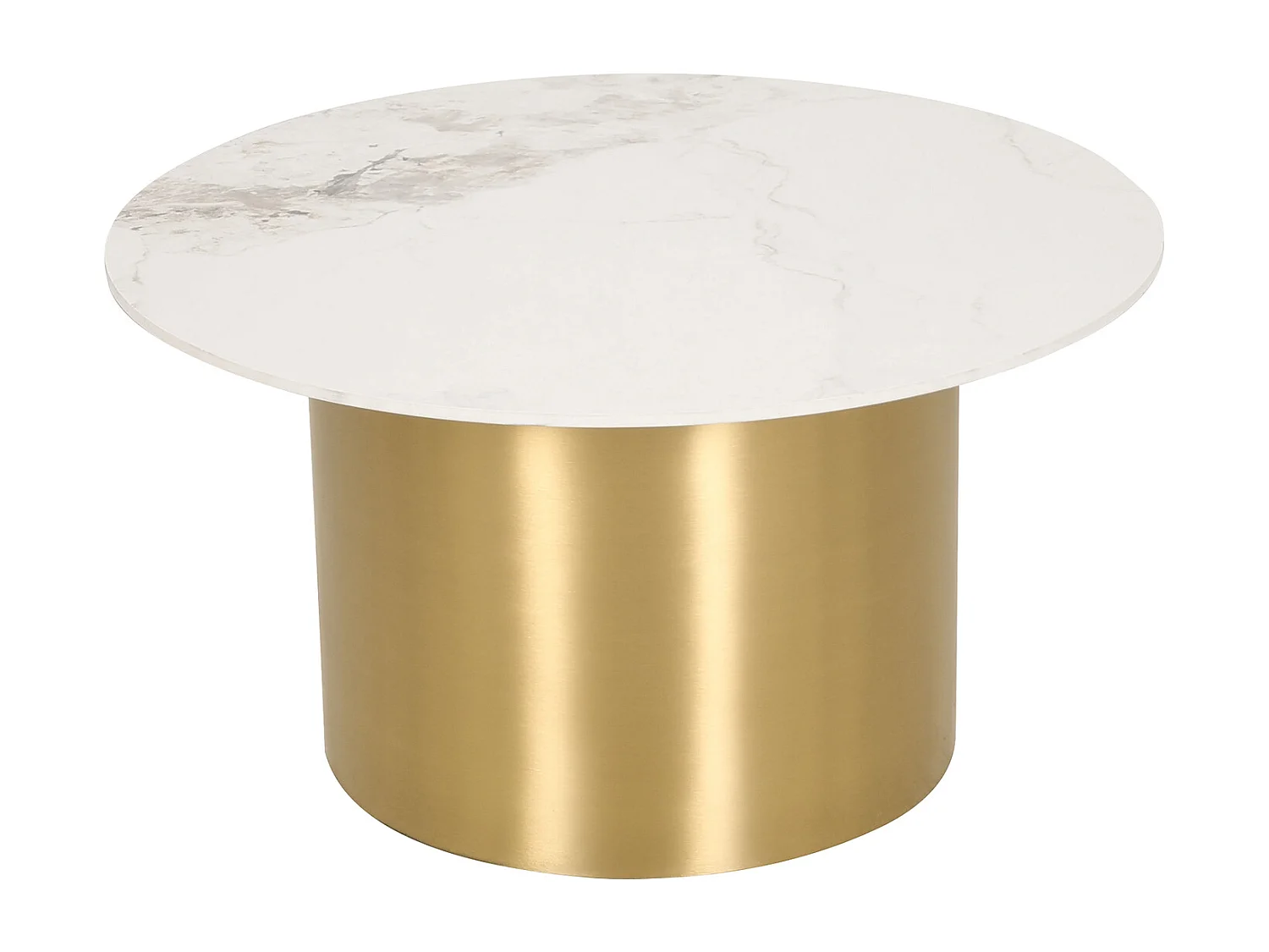 Mesa de Centro 80x43x80 cm dourada modig m53