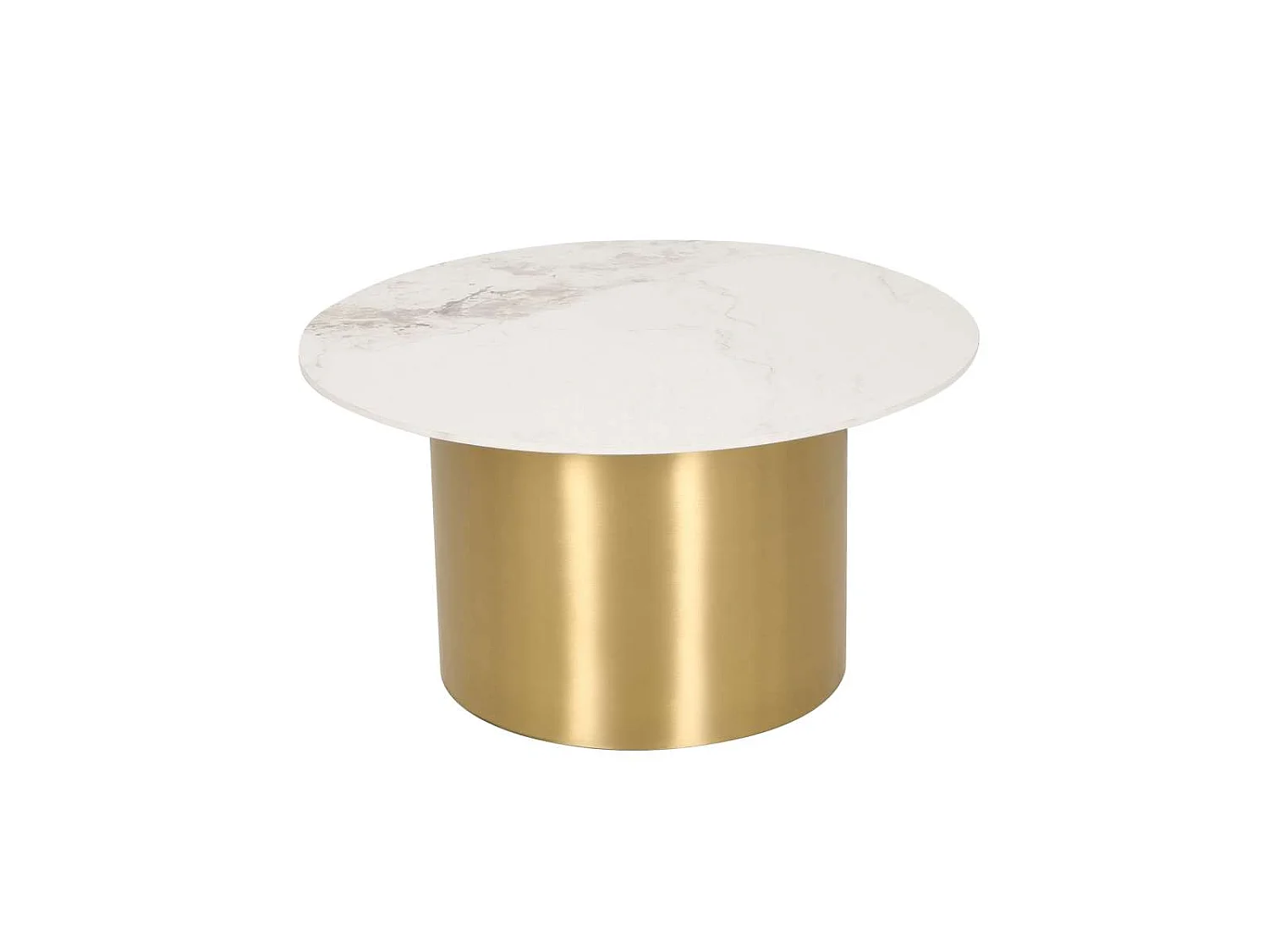 Sofaborde, Modig, 50x50x53 cm 80x80x43 cm, Guld Hvid