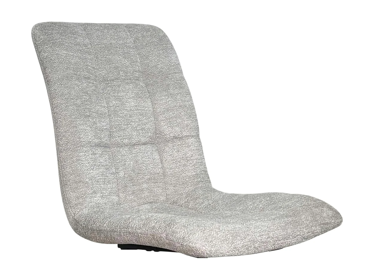 Chaise en tissu gris clair motif damier (lot de 2) LOMBARDIE