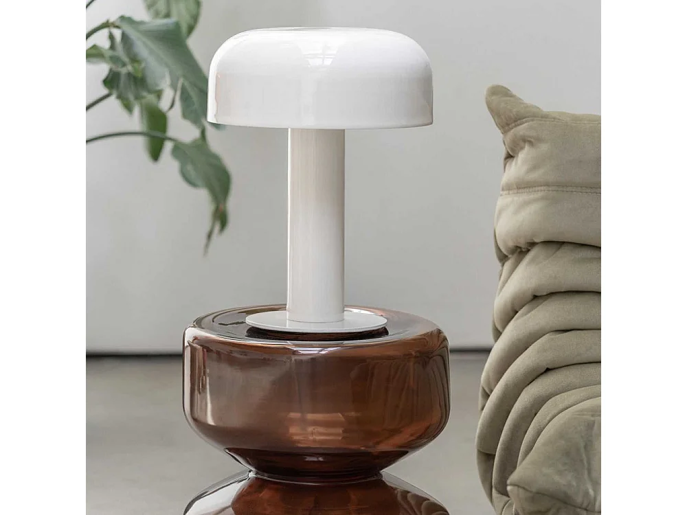 Table d'appoint en verre Doble