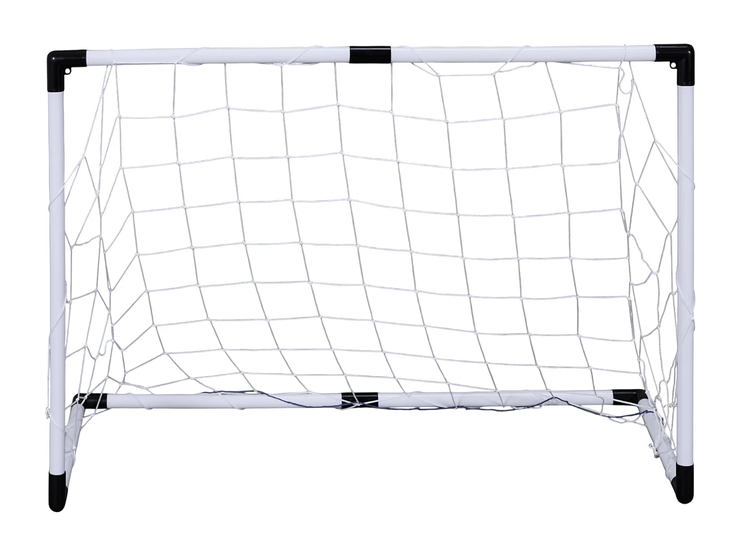 Cage De Football Avec Plots X4pcs Noir, Blanc, Orange