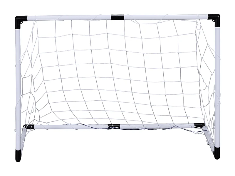 Cage De Football Avec Plots X4pcs Noir, Blanc, Orange