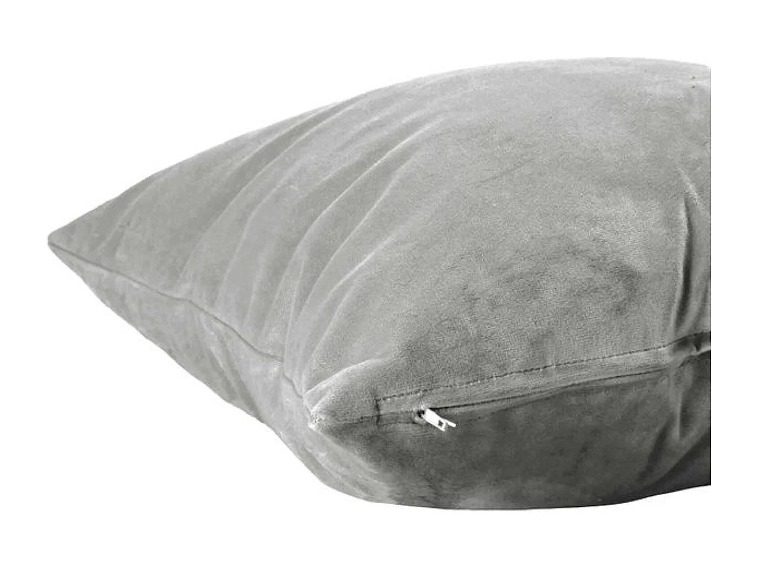 Cojín rectangular 30x50cm Nauru terciopelo gris - SACASA