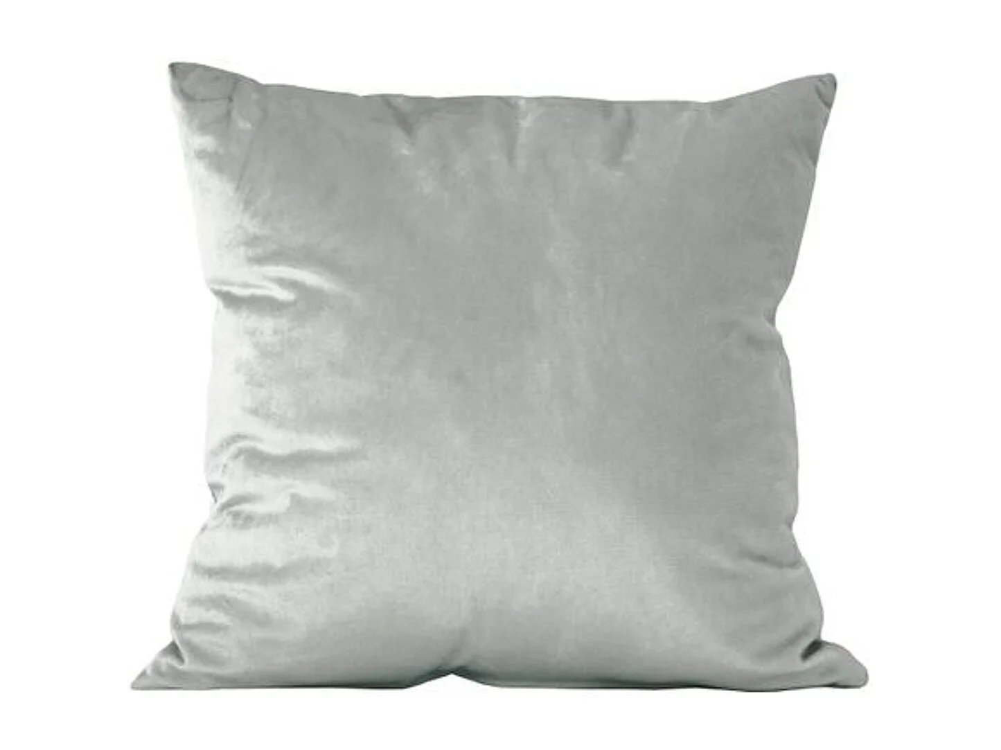 Coussin rectangulaire 45x45cm velours gris Nauru