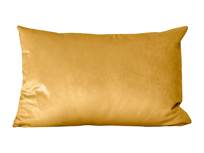 Coussin rectangulaire 30x50cm velours vert anis Nauru