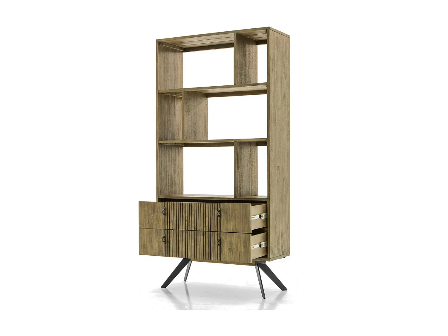 Étagère 90x180x35 cm marron massa masl02