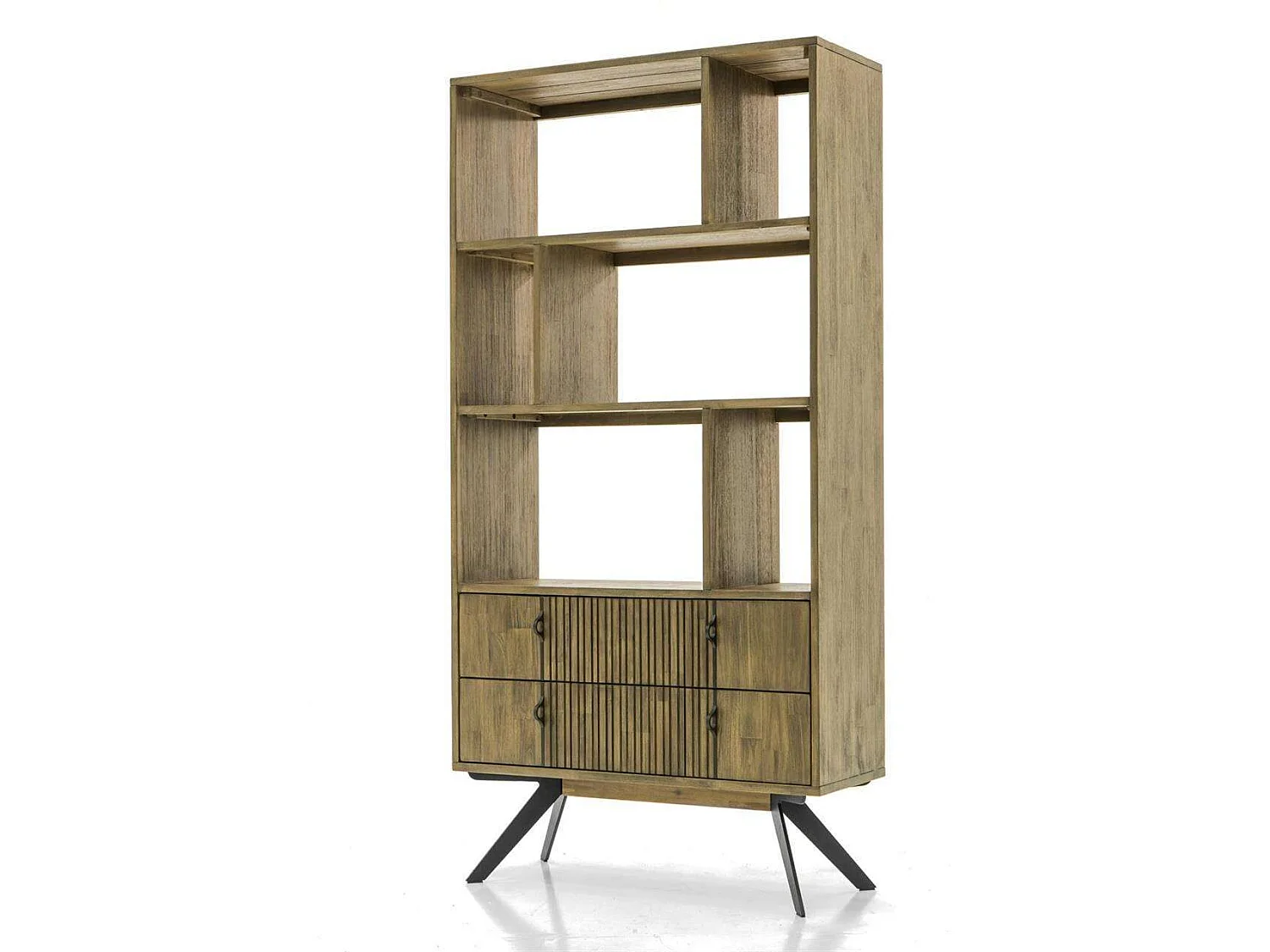 Étagère 90x180x35 cm marron massa masl02
