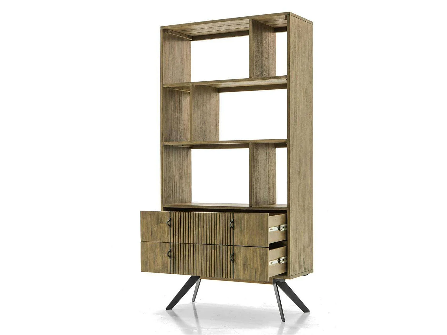 Étagère 90x180x35 cm marron massa masl02