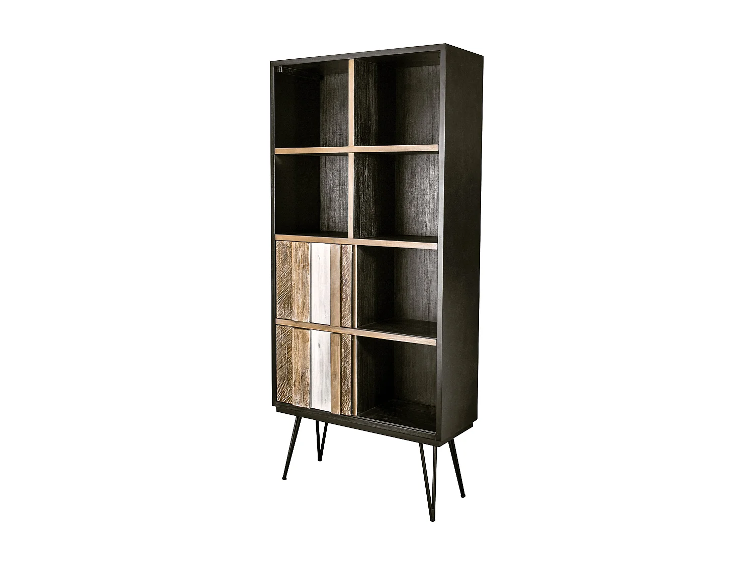 Étagère 90x195x35 cm Noir adesso adesl02