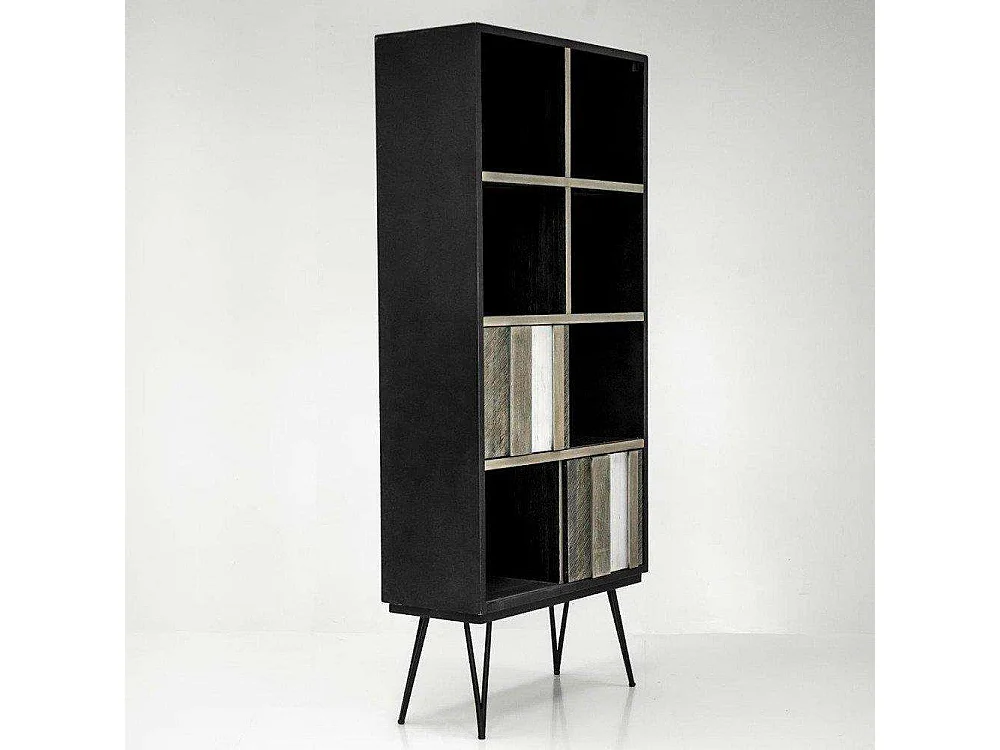 Bogreol Adesso, 195 cm, sort