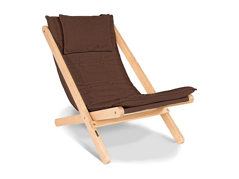 Sdraio 108x62x85 cm Marrone allegro