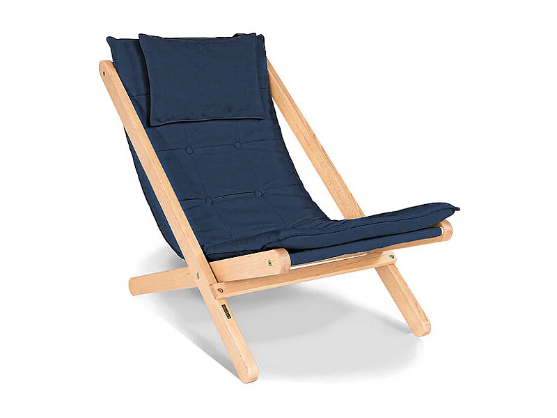 Deckchair 1,08x0,62x0,85 m blau Allegro