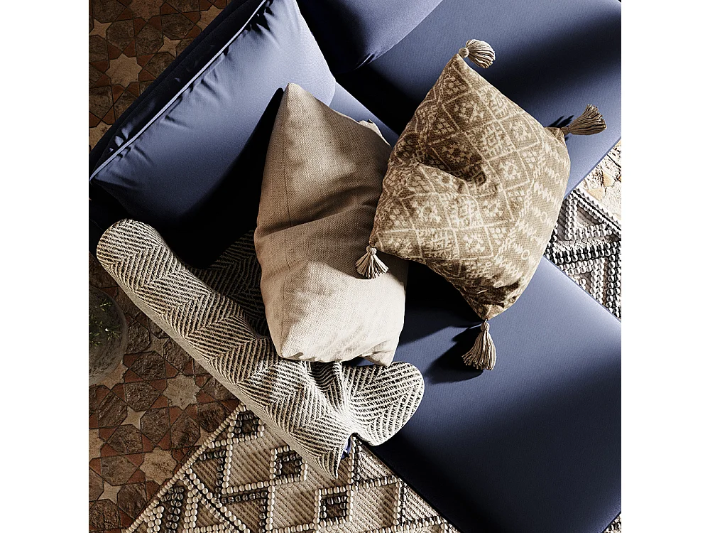 Canapé d'angle 89x210x90 cm Ink Posh L Bois