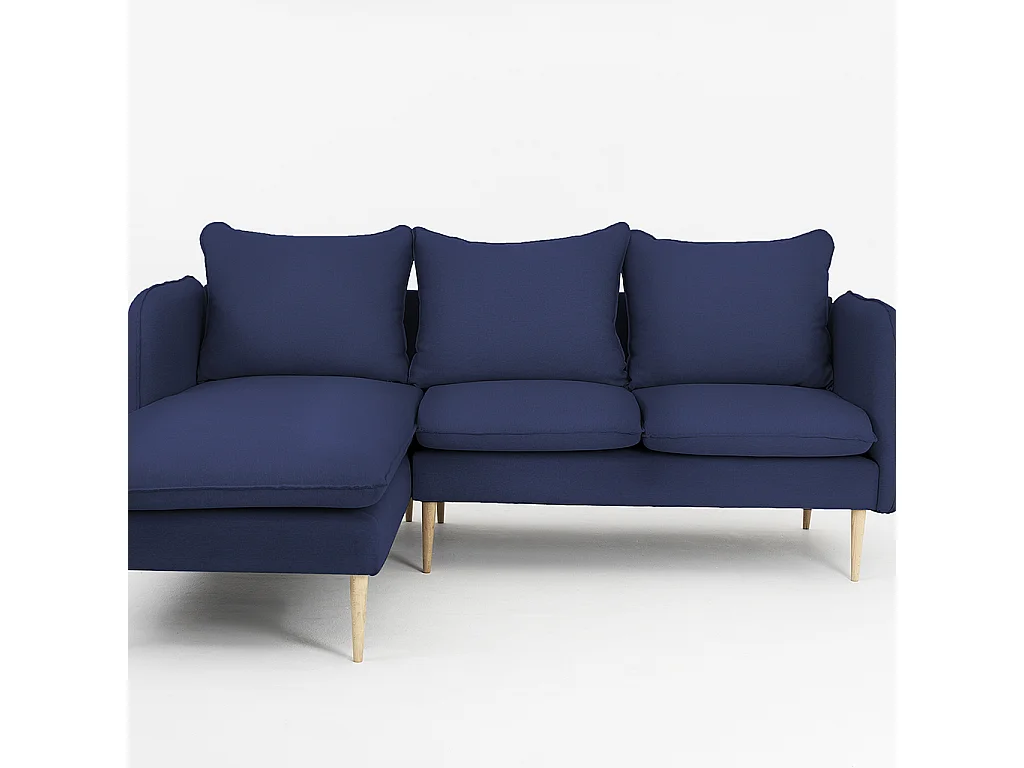 Canapé d'angle 89x210x90 cm Ink Posh L Bois