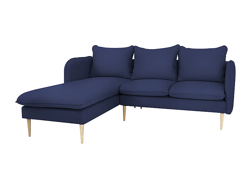 Hoekbank 89x210x90 cm Ink Posh L Hout