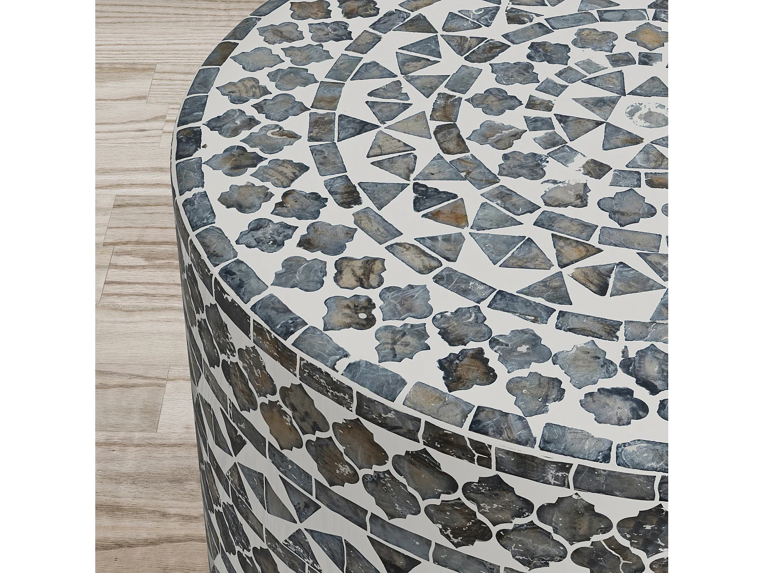 Table 40,5x46x40,5 cm Gris Avola av1730-28gt