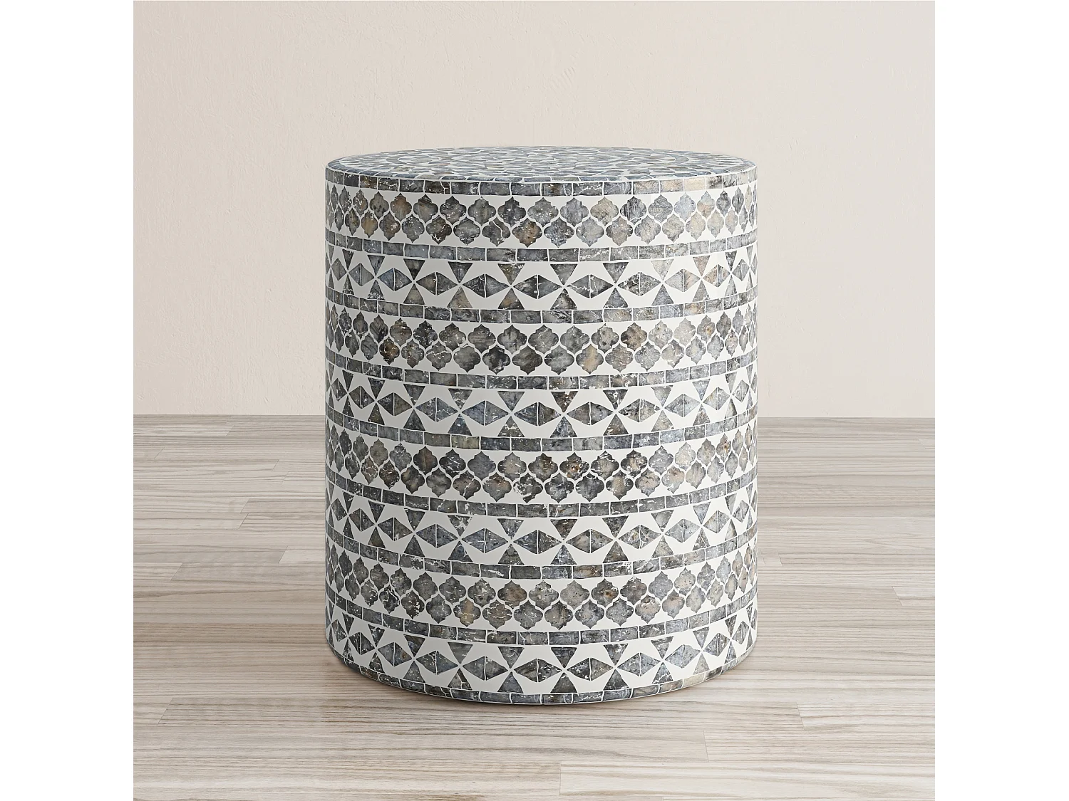 Table 40,5x46x40,5 cm Gris Avola av1730-28gt