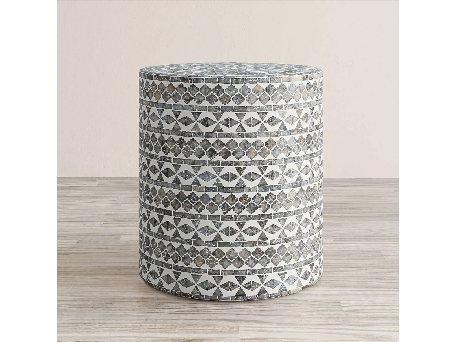 Table 40,5x46x40,5 cm Gris Avola av1730-28gt