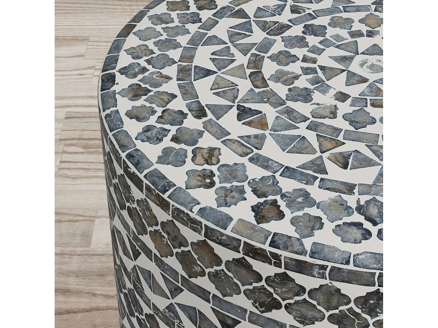 Table 40,5x46x40,5 cm Gris Avola av1730-28gt