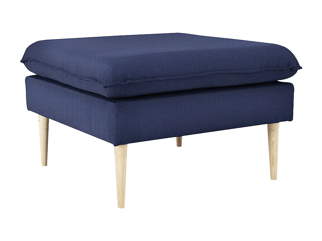 Pouf 0,7x0,7x0,45 m Bois encre posh