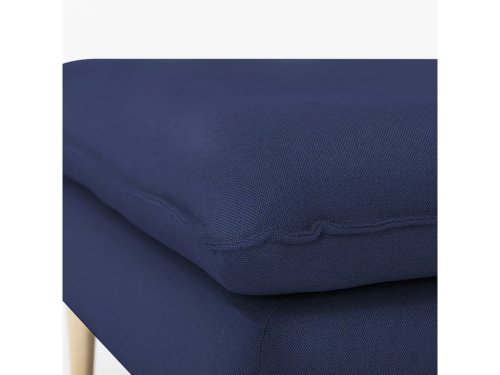 Pouf 0,7x0,7x0,45 m Bois encre posh