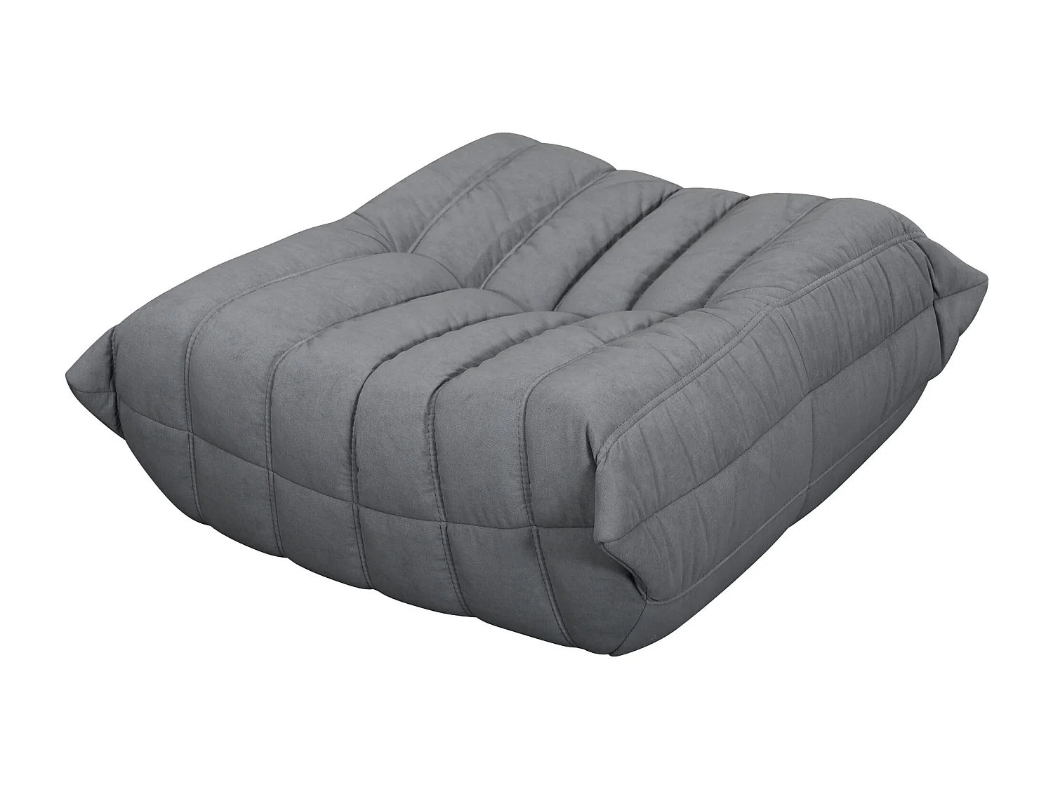 Repose-pieds 86x40x80 cm gris nua n22-11