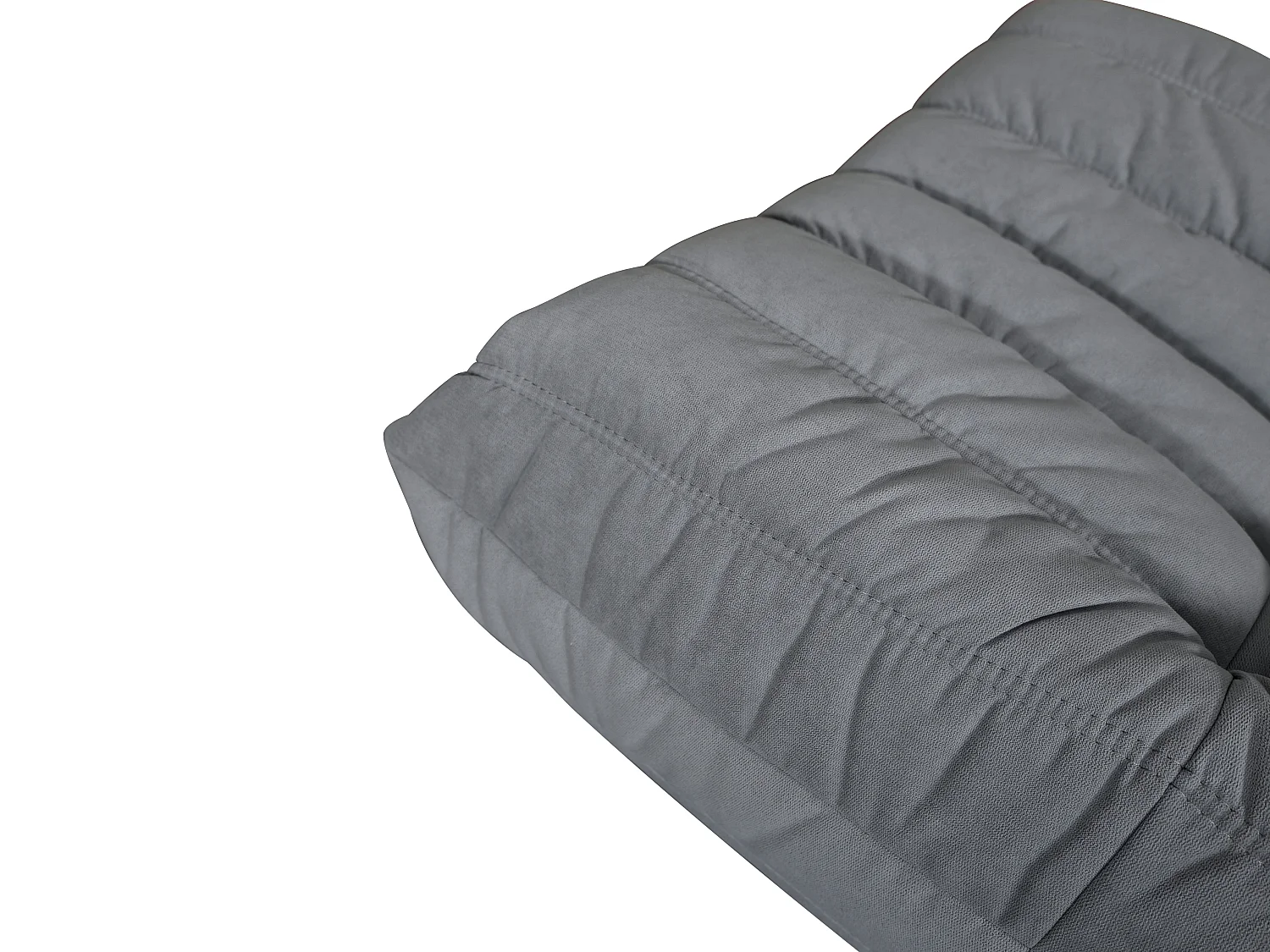 Repose-pieds 86x40x80 cm gris nua n22-11