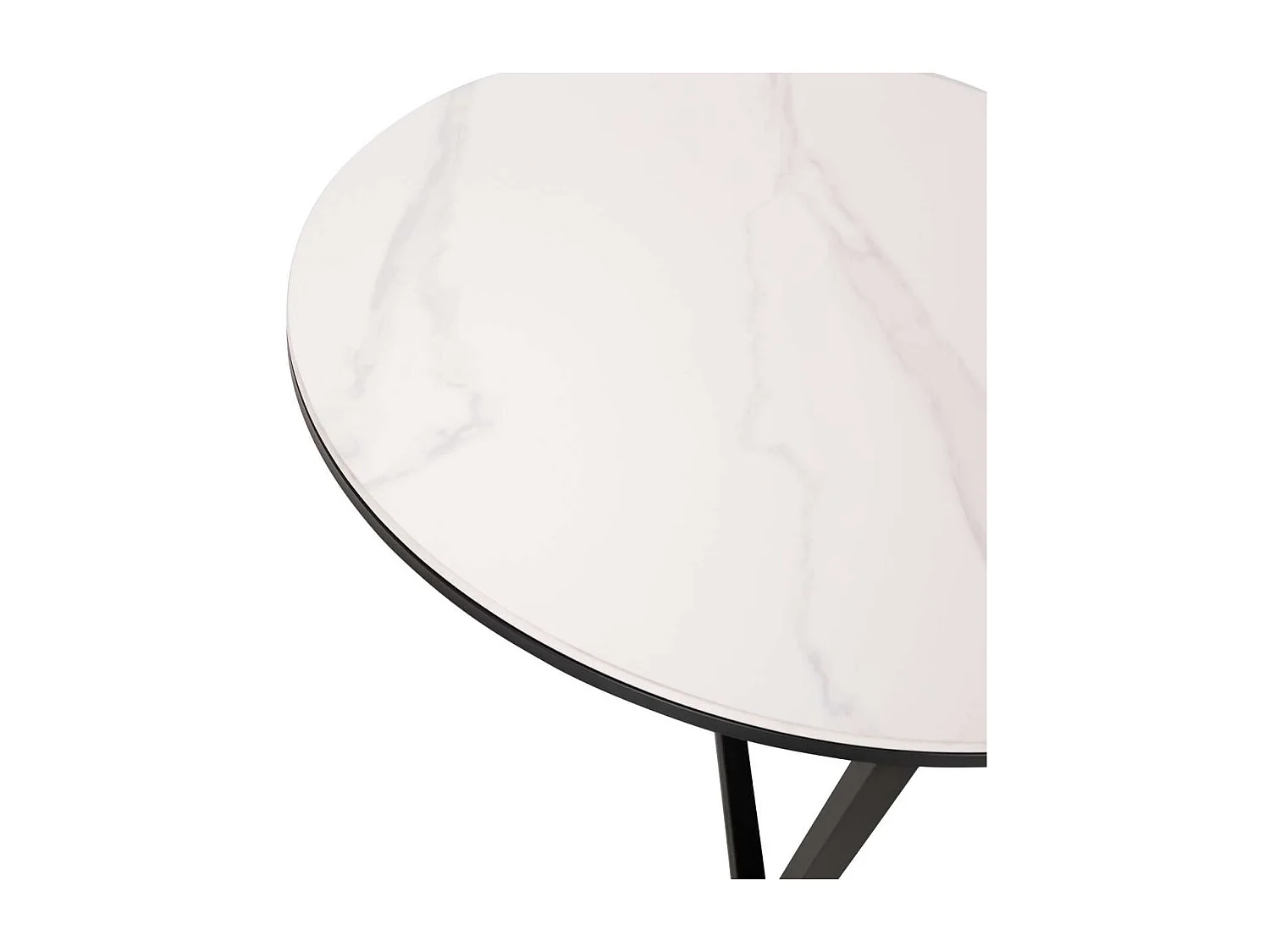 Sæt af Kaffeborde, Modig, 60x60x40 cm, 80x80x45 cm, Sort og Hvid