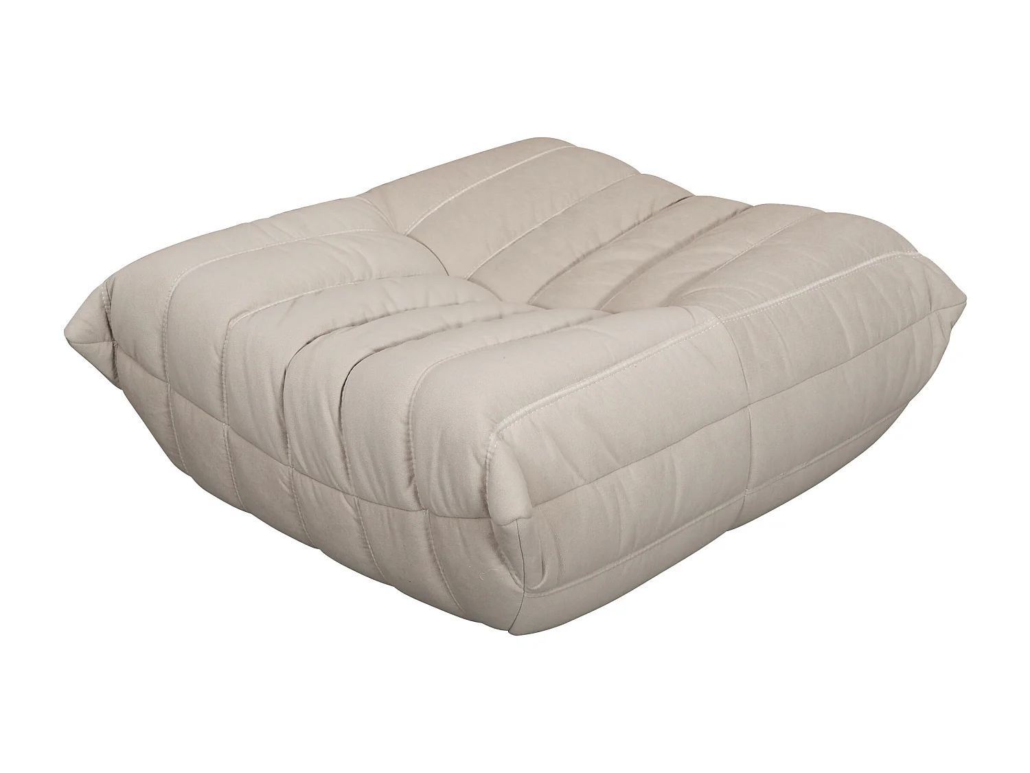 Repose-pieds 86x40x80 cm beige nua N22-4