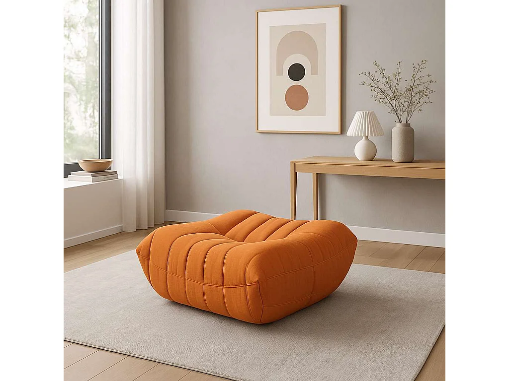 Repose-pieds 86x40x80 cm orange nua n22-19