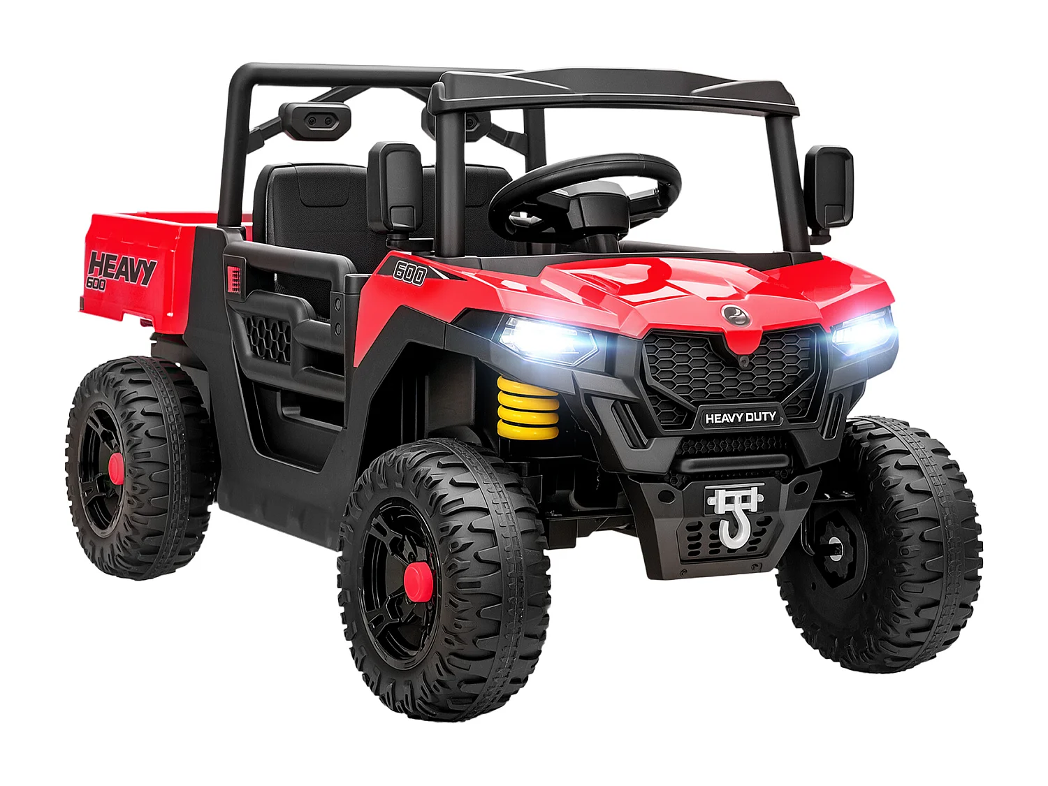 Macchina elettrica per bambini 12v con telecomando e bagagliaio rosso