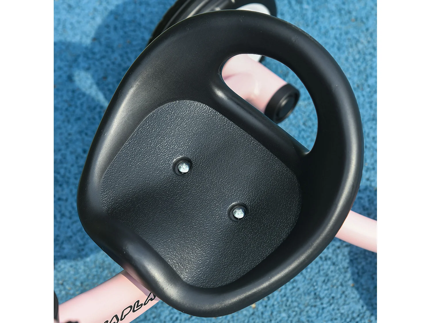 Triciclo per bimbi 2-5 anni regolabile con campanello rosa