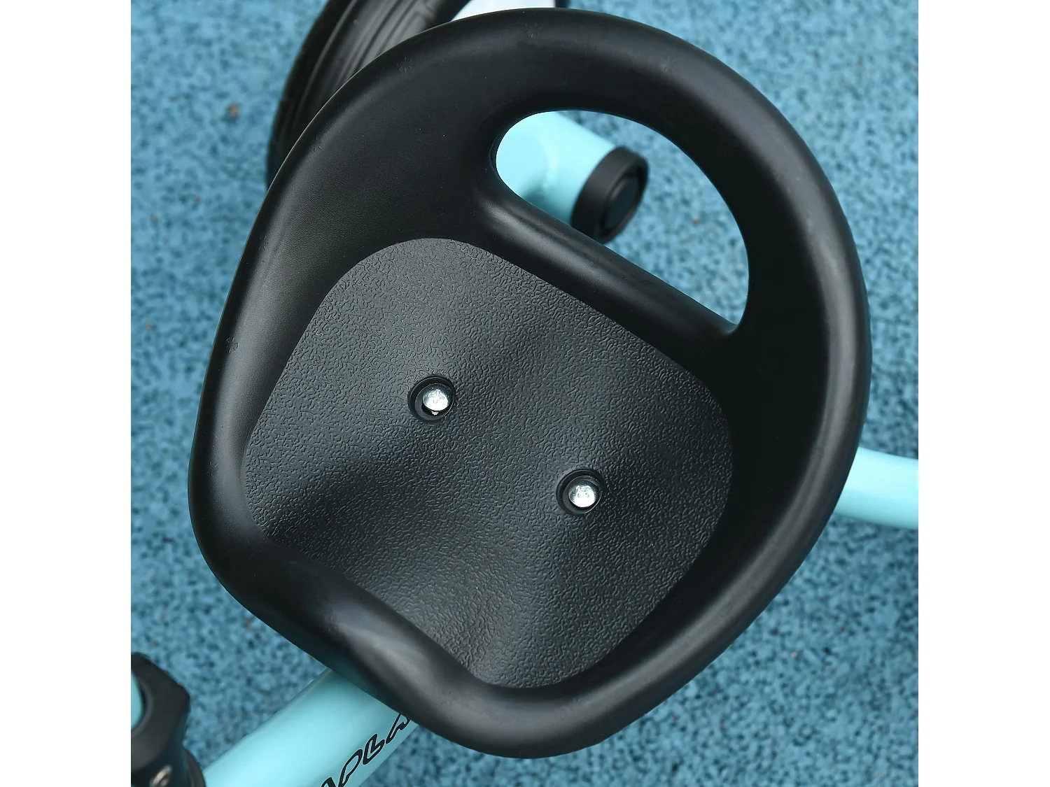 Triciclo per bimbi 2-5 anni regolabile con campanello blu