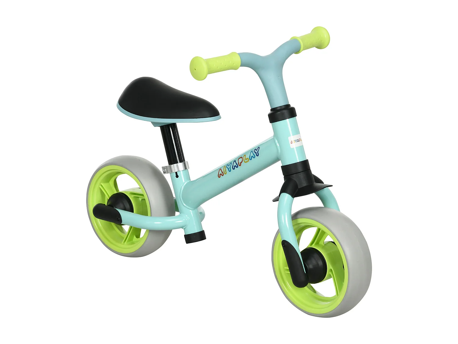 Bici senza pedali per bambini con sella regolabile multicolore