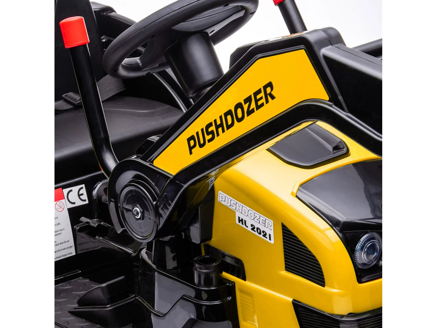 Ruspa giocattolo a batteria con suoni e luci bambini 3-5 anni